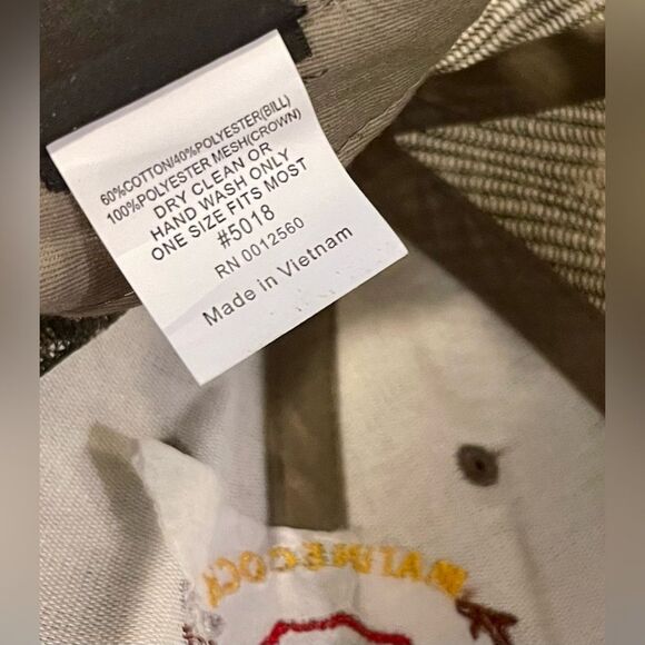 Rod and Gun Club Camo Embroidered Hat Matinecock Magic Headwear Rare - Picture 7 of 7